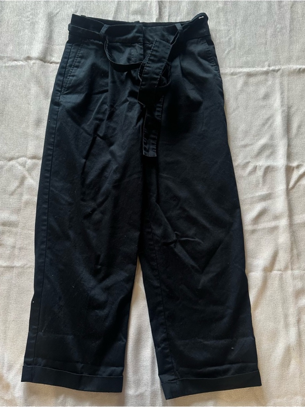 EUC Brooks Brothers Navy Women's Tie Front Pants--sz 4